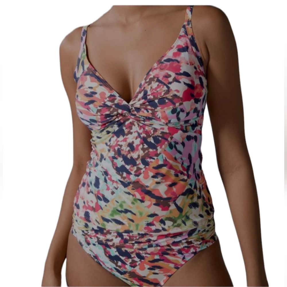 Bleu Rod Beattie Swim suit 2 piece Tamkini top and bottom Size 10D 10